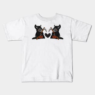 Love double Grim Reaper _ Bunniesmee Halloween Edition Kids T-Shirt